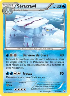 Carte Séracrawl de l'extension Étincelles, numéro 31/106