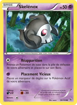 Carte Skelénox de l'extension Étincelles, numéro 38/106