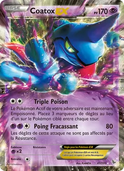 Carte Coatox EX de l'extension Étincelles, numéro 41/106