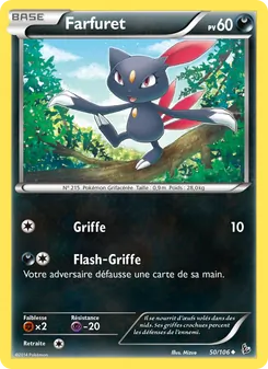 Carte Farfuret de l'extension Étincelles, numéro 50/106