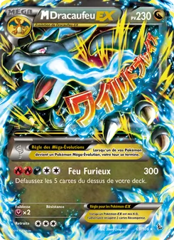 Carte M-Dracaufeu EX de l'extension Étincelles, numéro 69/106