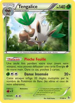 Carte Tengalice de l'extension Étincelles, numéro 7/106