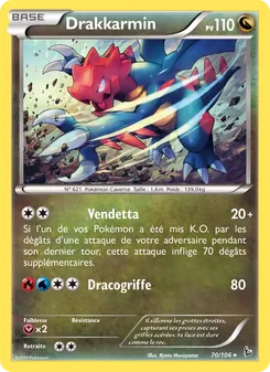 Carte Drakkarmin de l'extension Étincelles, numéro 70/106