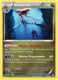 Carte Kravarech de l'extension Étincelles, numéro 71/106