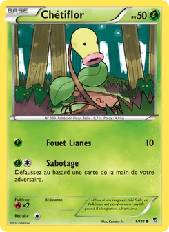 Carte Chétiflor de l'extension Poings Furieux, numéro 1/111