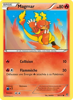 Carte Magmar de l'extension Poings Furieux, numéro 10/111