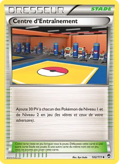 Carte Centre d'Entraînement de l'extension Poings Furieux, numéro 102/111
