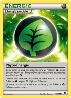 Carte Phyto-Énergie de l'extension Poings Furieux, numéro 103/111