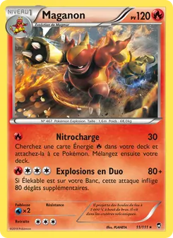 Carte Maganon de l'extension Poings Furieux, numéro 11/111