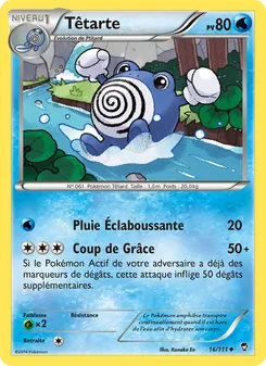 Carte Têtarte de l'extension Poings Furieux, numéro 16/111