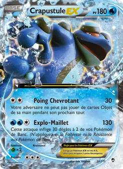 Carte Crapustule EX de l'extension Poings Furieux, numéro 20/111