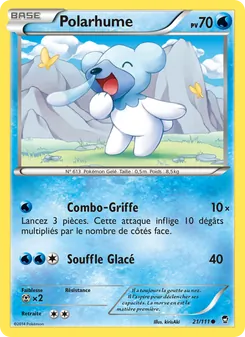 Carte Polarhume de l'extension Poings Furieux, numéro 21/111
