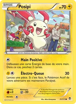 Carte Posipi de l'extension Poings Furieux, numéro 31/111