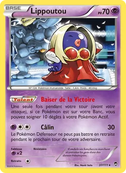 Carte Lippoutou de l'extension Poings Furieux, numéro 37/111