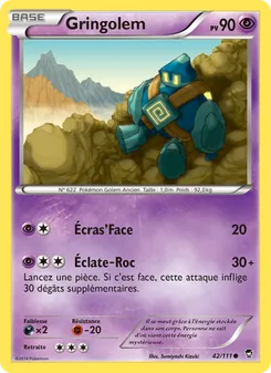 Carte Gringolem de l'extension Poings Furieux, numéro 42/111