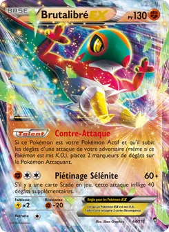 Carte Brutalibré EX de l'extension Poings Furieux, numéro 64/111