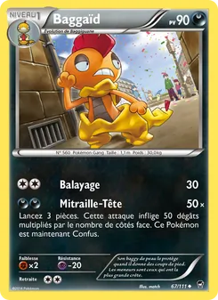 Carte Baggaïd de l'extension Poings Furieux, numéro 67/111