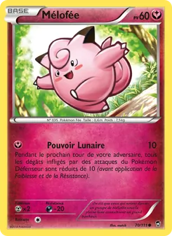 Carte Mélofée de l'extension Poings Furieux, numéro 70/111