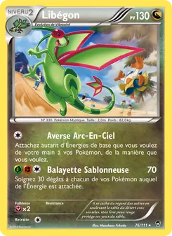 Carte Libégon de l'extension Poings Furieux, numéro 76/111