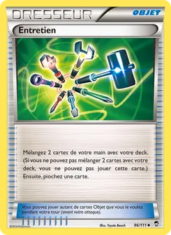 Carte Entretien de l'extension Poings Furieux, numéro 96/111