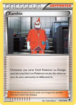 Carte Xanthin de l'extension Vigueur Spectrale, numéro 110/119