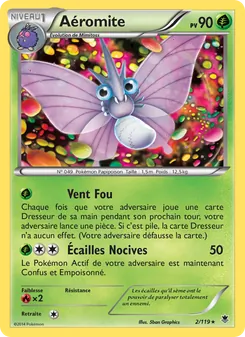 Carte Aéromite de l'extension Vigueur Spectrale, numéro 2/119