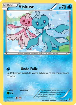 Carte Viskuse de l'extension Vigueur Spectrale, numéro 20/119