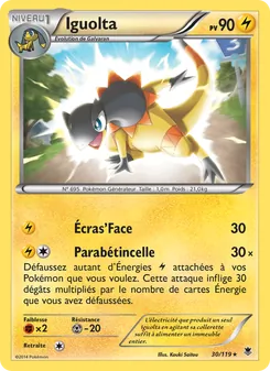 Carte Iguolta de l'extension Vigueur Spectrale, numéro 30/119