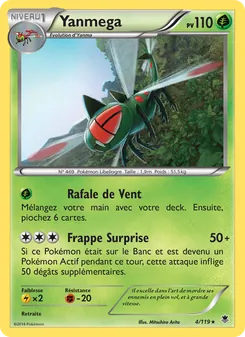 Carte Yanmega de l'extension Vigueur Spectrale, numéro 4/119