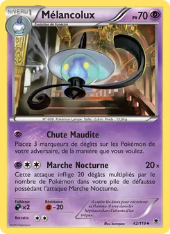 Carte Mélancolux de l'extension Vigueur Spectrale, numéro 42/119