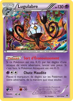 Carte Lugulabre de l'extension Vigueur Spectrale, numéro 43/119