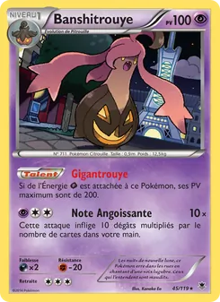 Carte Banshitrouye de l'extension Vigueur Spectrale, numéro 45/119