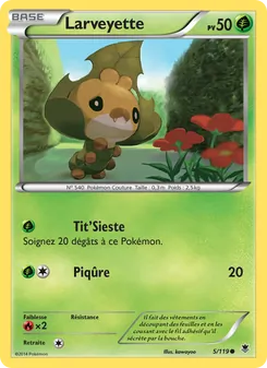 Carte Larveyette de l'extension Vigueur Spectrale, numéro 5/119