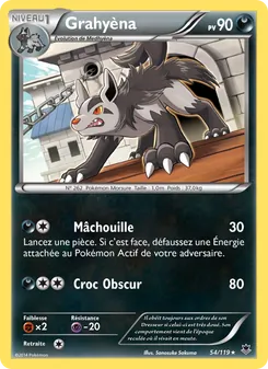 Carte Grahyèna de l'extension Vigueur Spectrale, numéro 54/119