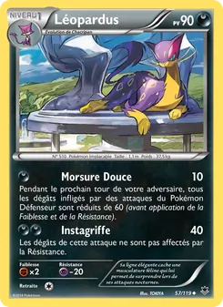 Carte Léopardus de l'extension Vigueur Spectrale, numéro 57/119