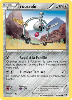 Carte Trousselin de l'extension Vigueur Spectrale, numéro 66/119