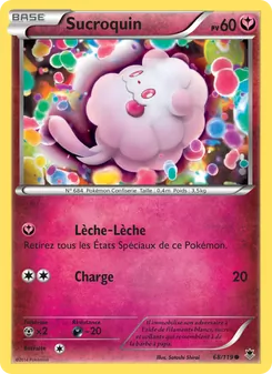 Carte Sucroquin de l'extension Vigueur Spectrale, numéro 68/119