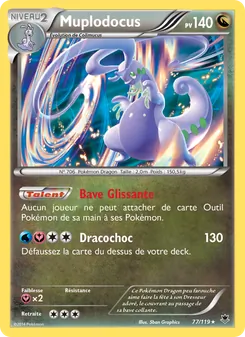Carte Muplodocus de l'extension Vigueur Spectrale, numéro 77/119
