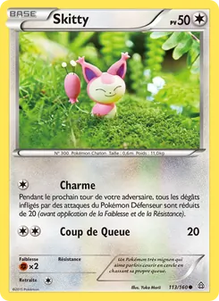 Carte Skitty de l'extension Primo-Choc, numéro 113/160