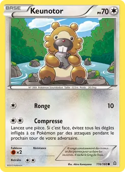 Carte Keunotor de l'extension Primo-Choc, numéro 116/160