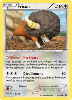 Carte Frison de l'extension Primo-Choc, numéro 119/160