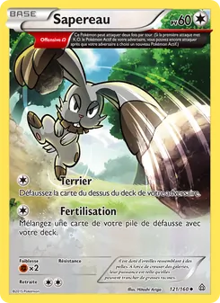Carte Sapereau de l'extension Primo-Choc, numéro 121/160