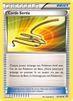 Carte Corde Sortie de l'extension Primo-Choc, numéro 127/160