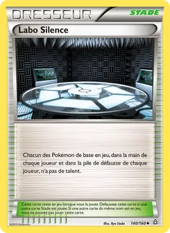 Carte Labo Silence de l'extension Primo-Choc, numéro 140/160