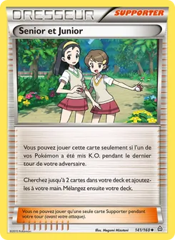 Carte Senior et Junior de l'extension Primo-Choc, numéro 141/160