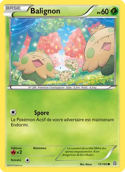 Carte Balignon de l'extension Primo-Choc, numéro 15/160
