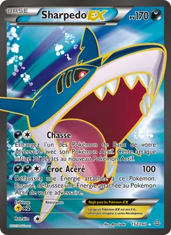 Carte Sharpedo EX de l'extension Primo-Choc, numéro 152/160