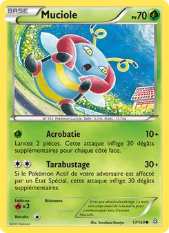 Carte Muciole de l'extension Primo-Choc, numéro 17/160