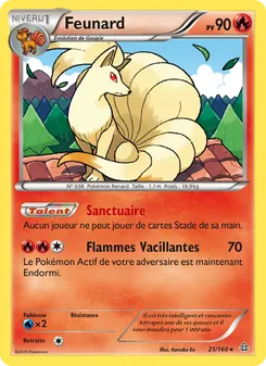 Carte Feunard de l'extension Primo-Choc, numéro 21/160