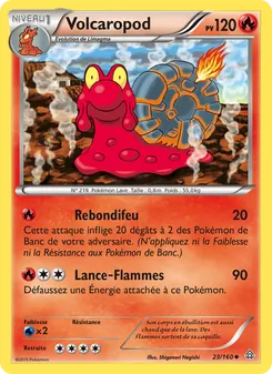 Carte Volcaropod de l'extension Primo-Choc, numéro 23/160